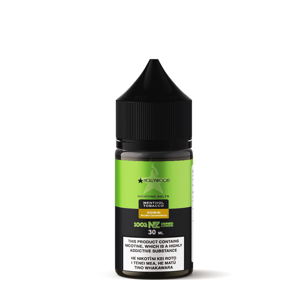 Hollywood Vape Menthol Tobacco Nicotine Salt E-liquid